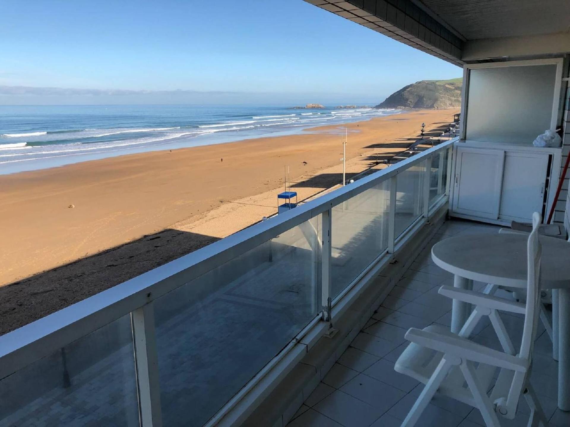 Egona-Slui 1ªlinea Playa, Vista Increible, Garaje Apartment ซาเราทซ์ ภายนอก รูปภาพ
